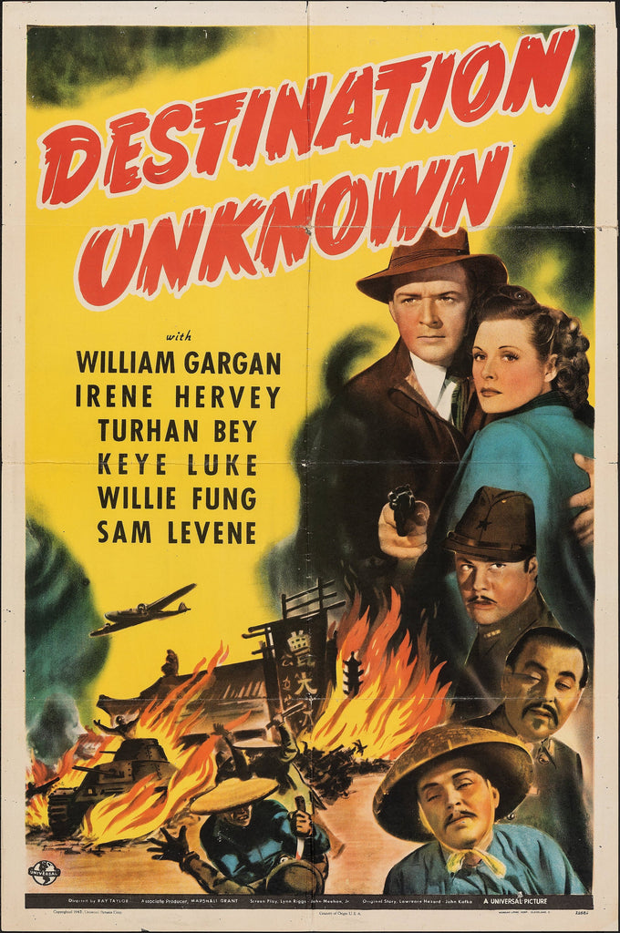 Destination Unknown (1942) Original Vintage Movie Poster by Vintoz.com