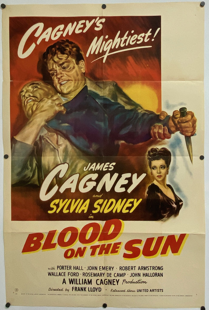 Blood on the Sun (1945) Original Vintage Movie Poster by Vintoz.com