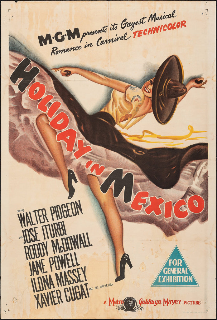 Holiday in Mexico (1946) Original Vintage Movie Poster by Vintoz.com