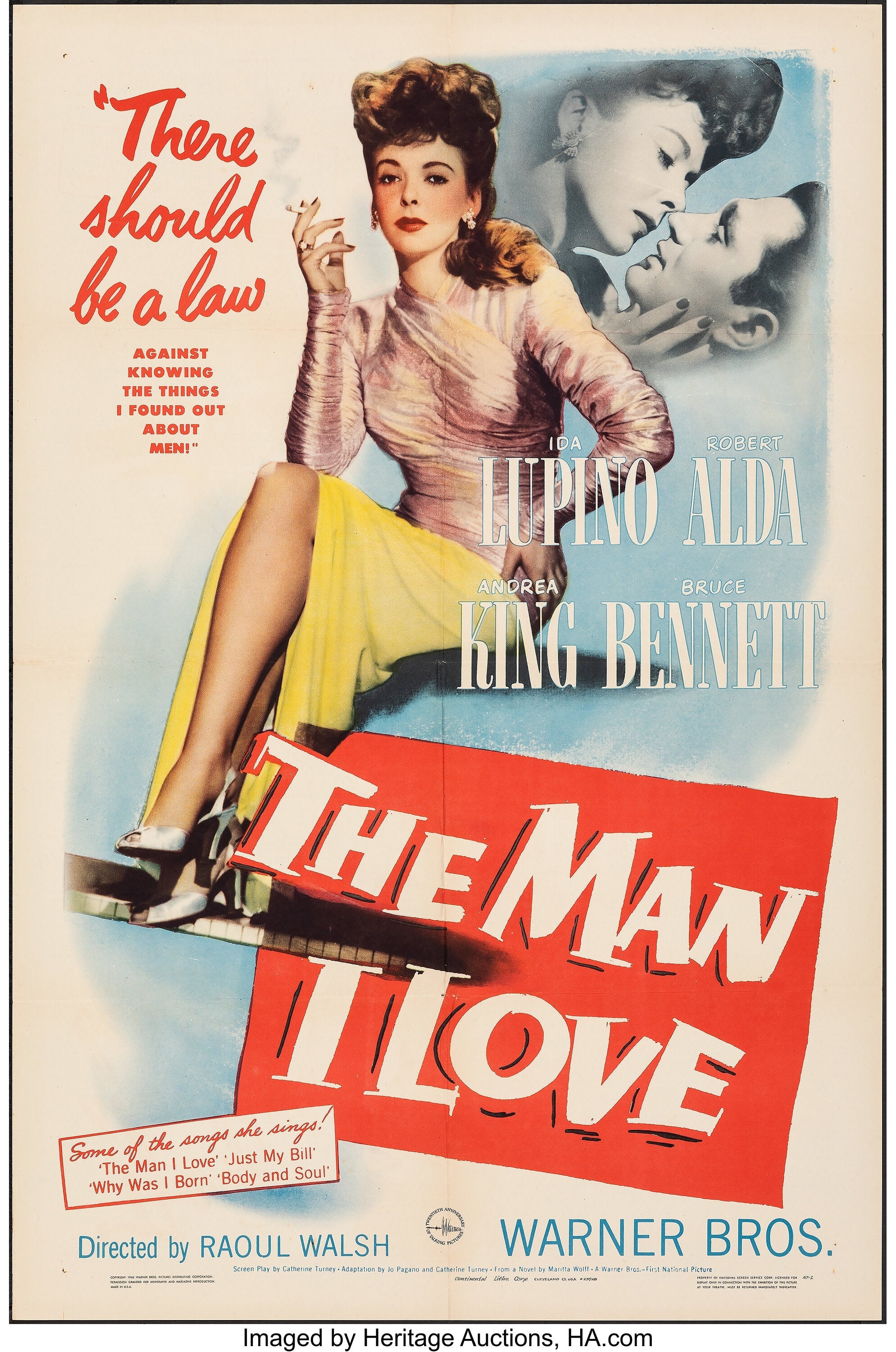 The Man I Love | 1947 | English | Vintage Movie Poster – Vintoz