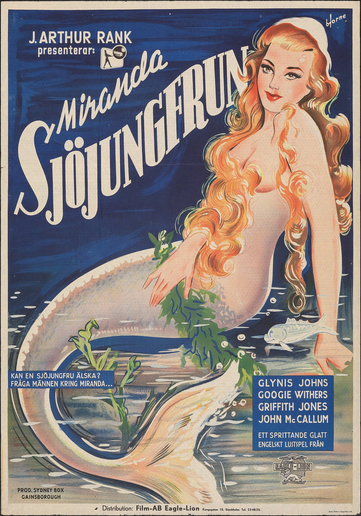 Miranda (1948) Original Vintage Movie Poster by Vintoz.com