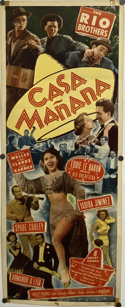 Casa Mañana (1951) Original Vintage Movie Poster by Vintoz.com