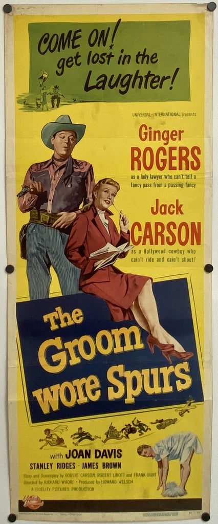 Groom Wore Spurs (1951) Original Vintage Movie Poster by Vintoz.com