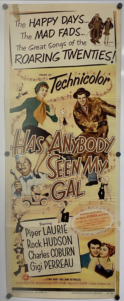 Has Anybody Seen My Gal (1952) Original Vintage Movie Poster by Vintoz.com