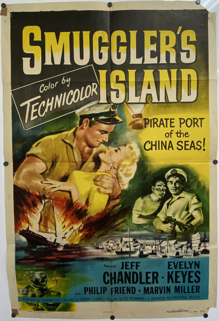 Smuggler's Island (1951) Original Vintage Movie Poster by Vintoz.com