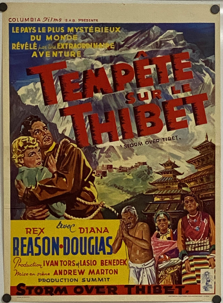 Storm over Tibet (1952) Original Vintage Movie Poster by Vintoz.com