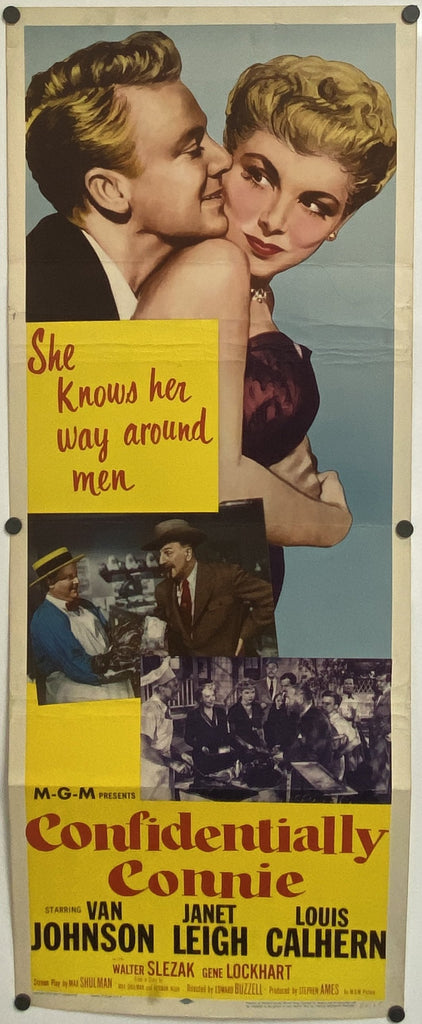 Confidentially Connie (1953) Original Vintage Movie Poster by Vintoz.com