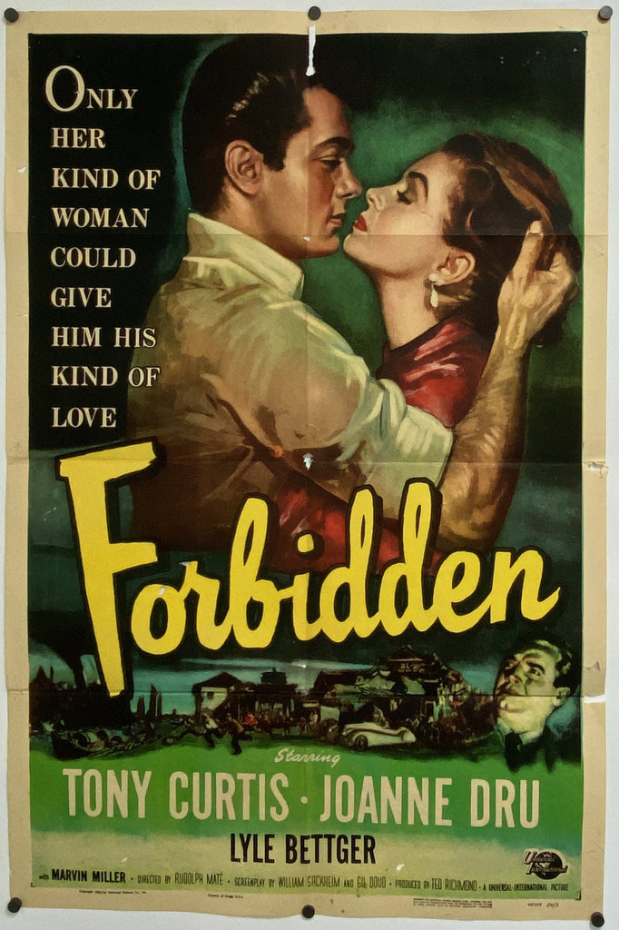 Forbidden (1953) Original Vintage Movie Poster by Vintoz.com