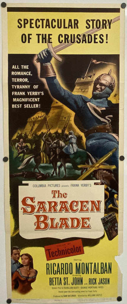 Saracen Blade (1954) Original Vintage Movie Poster by Vintoz.com