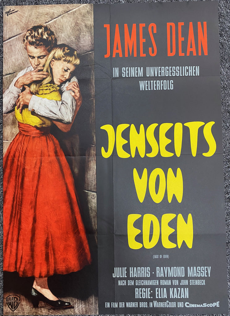 East of Eden (1955) Original Vintage Movie Poster by Vintoz.com