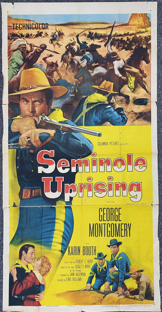 Seminole Uprising (1955) Original Vintage Movie Poster by Vintoz.com