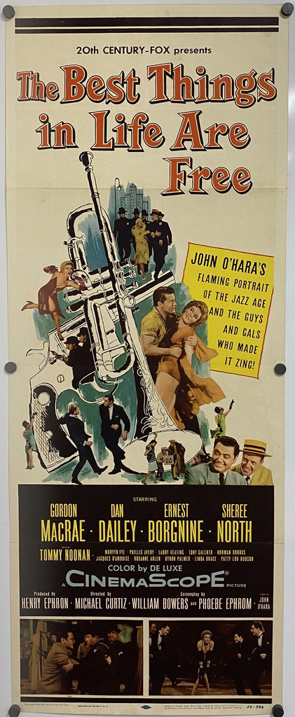 Best Things in Life are Free (1956) Original Vintage Movie Poster by Vintoz.com