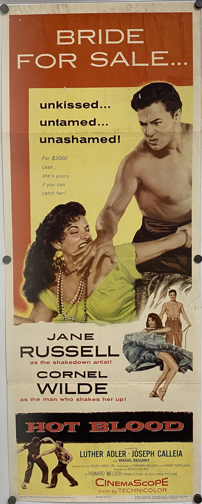 Hot Blood (1956) Original Vintage Movie Poster by Vintoz.com