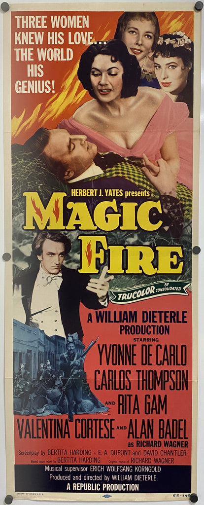 Magic Fire (1955) Original Vintage Movie Poster by Vintoz.com