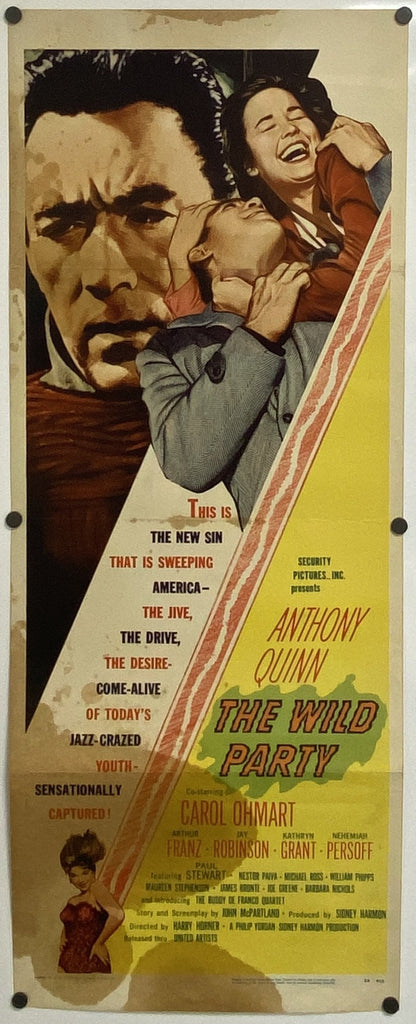 Wild Party (1956) Original Vintage Movie Poster by Vintoz.com