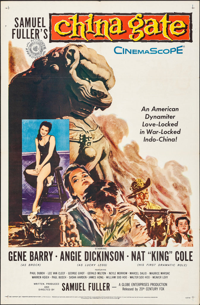 China Gate (1957) Original Vintage Movie Poster by Vintoz.com