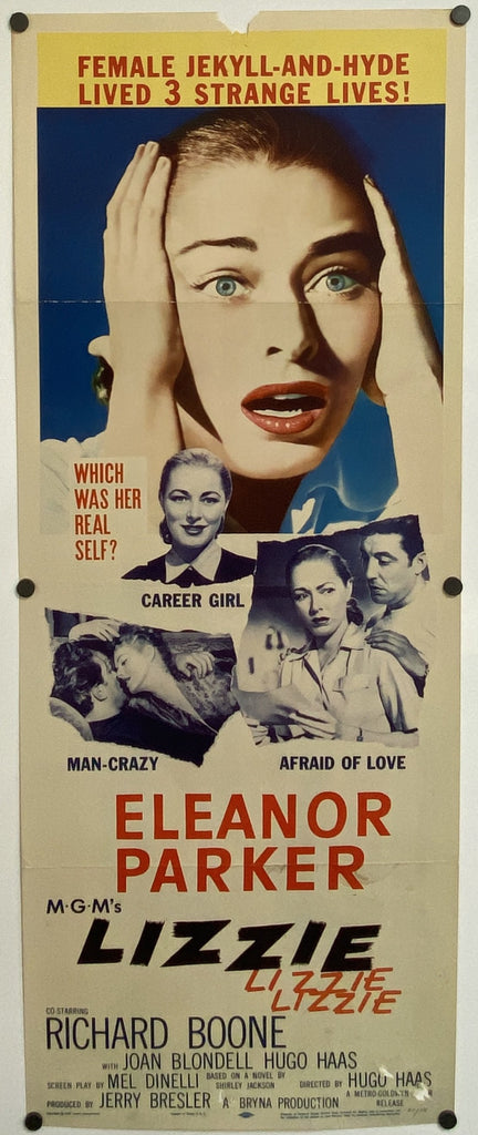 Lizzie (1957) Original Vintage Movie Poster by Vintoz.com
