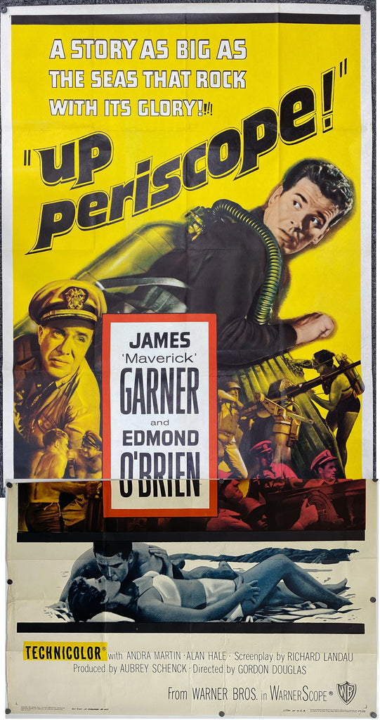 Up Periscope! (1959) Original Vintage Movie Poster by Vintoz.com
