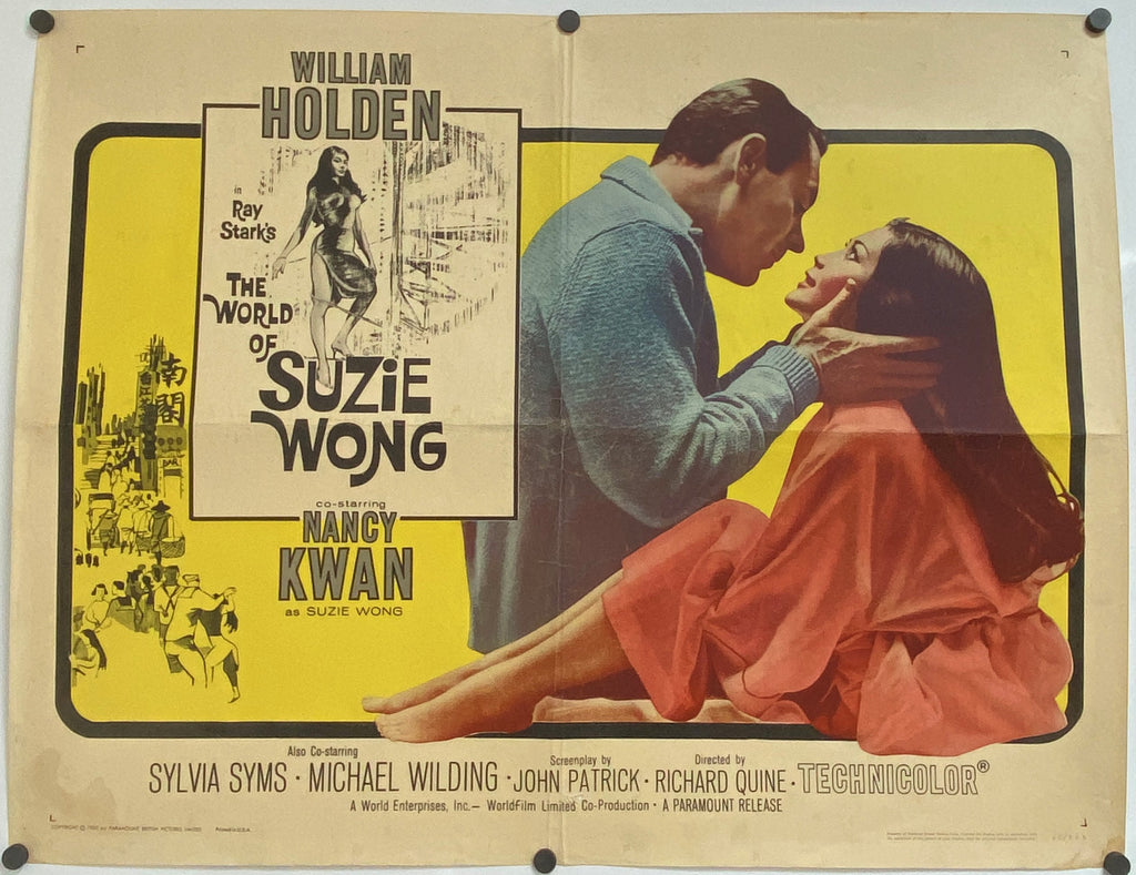 World of Suzie Wong (1960) Original Vintage Movie Poster by Vintoz.com