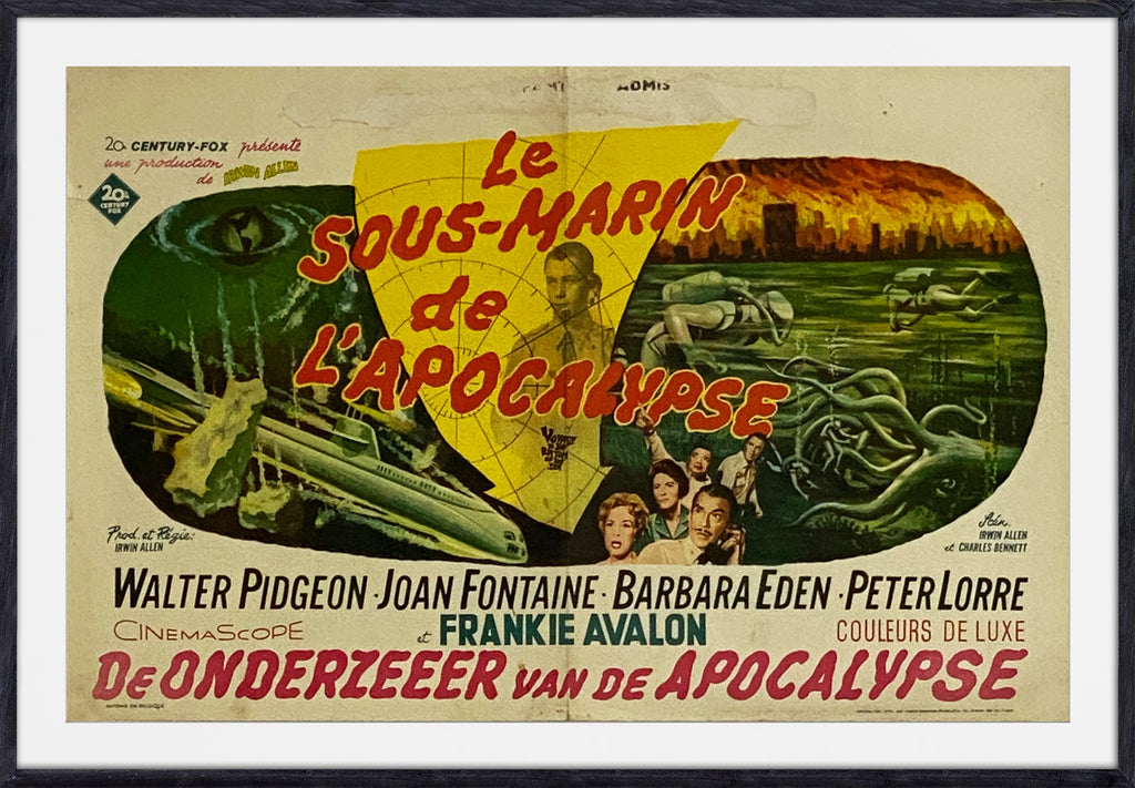 Voyage to the Bottom of the Sea (1961) Original Vintage Movie Poster by Vintoz.com