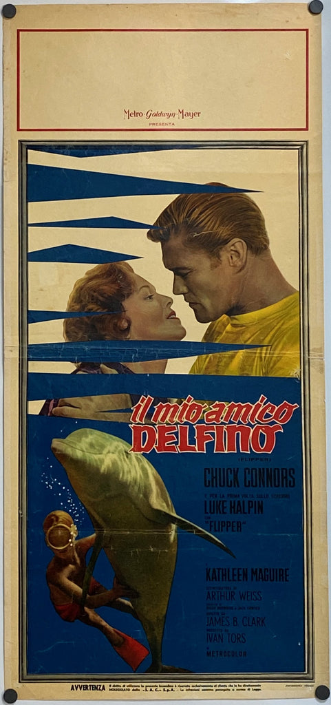 Flipper (1963) Original Vintage Movie Poster by Vintoz.com
