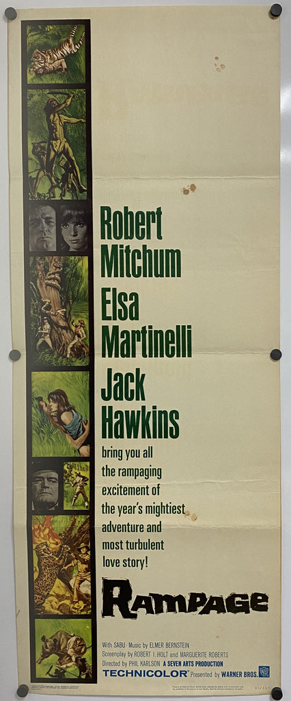 Rampage (1963) Original Vintage Movie Poster by Vintoz.com