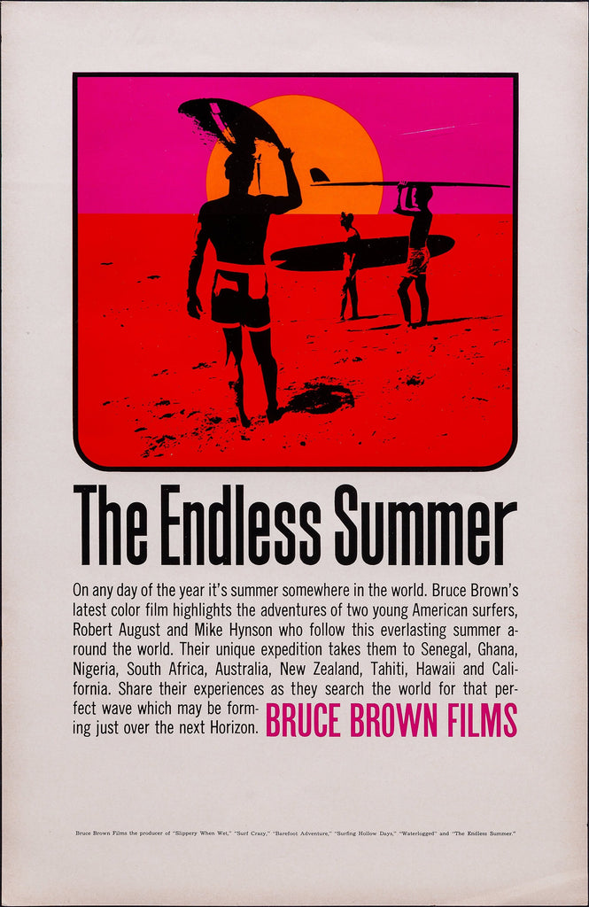 Endless Summer (1965) Original Vintage Movie Poster by Vintoz.com