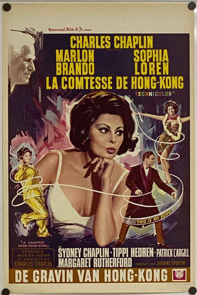 A Countess from Hong Kong (1967) Original Vintage Movie Poster by Vintoz.com