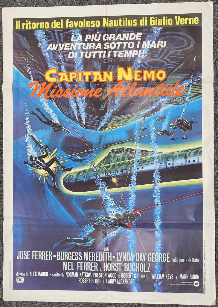 Amazing Captain Nemo (1978) Original Vintage Movie Poster by Vintoz.com
