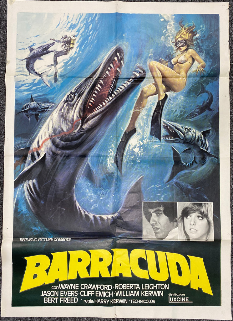 Barracuda (1978) Original Vintage Movie Poster by Vintoz.com