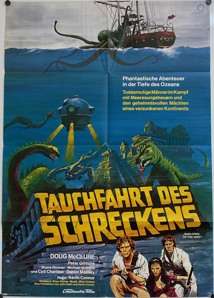 Warlords of the Deep (1978) Original Vintage Movie Poster by Vintoz.com