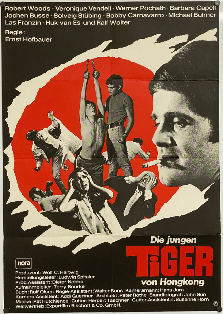 Young Tigers of Hong Kong (1969) Original Vintage Movie Poster by Vintoz.com