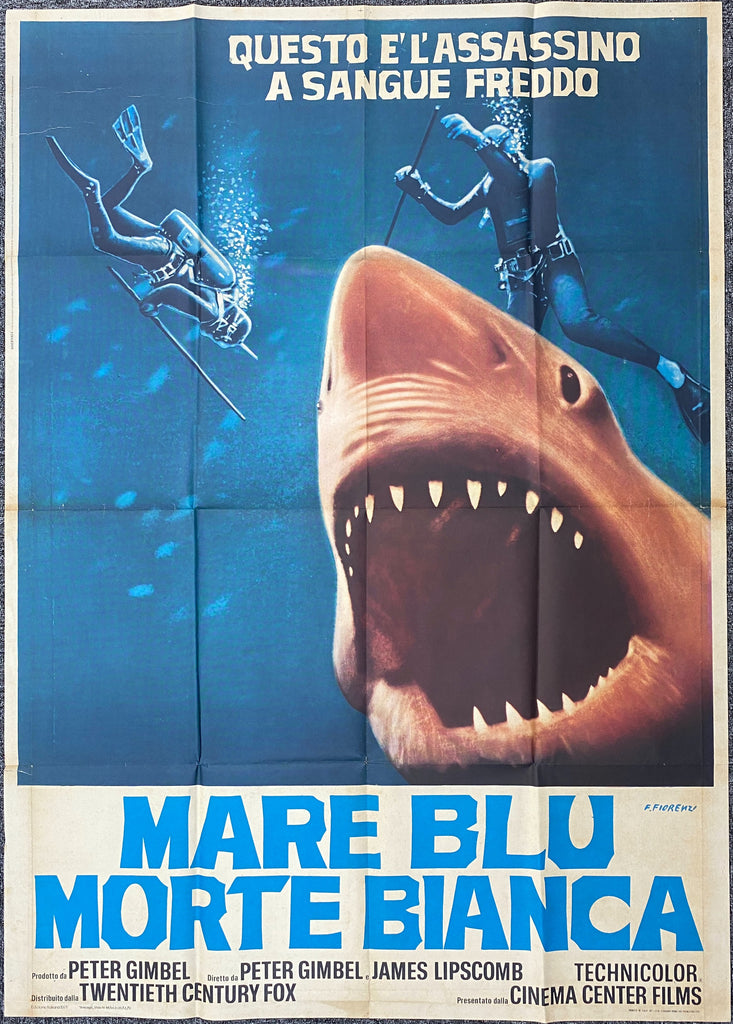 Blue Water, White Death (1971) Original Vintage Movie Poster by Vintoz.com
