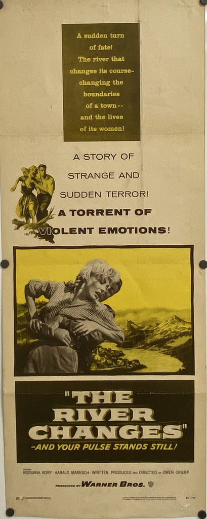 River Changes (1956) Original Vintage Movie Poster by Vintoz.com