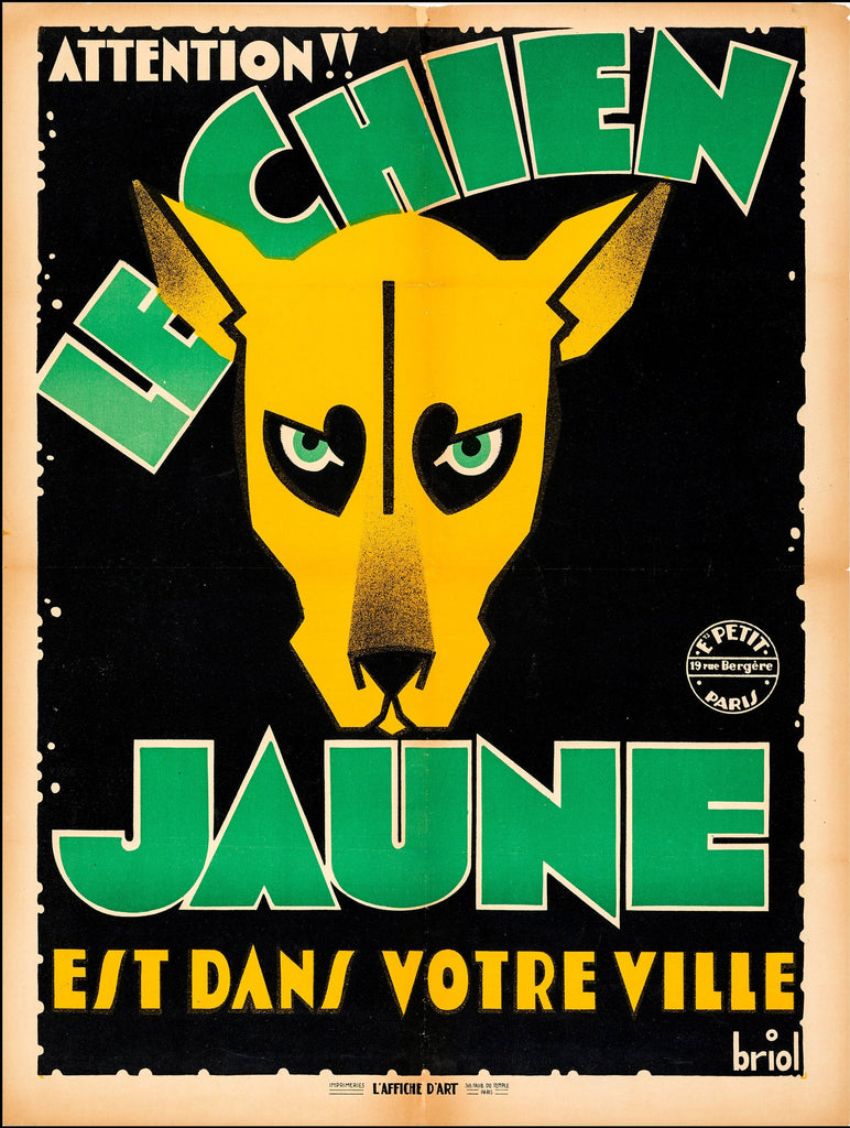Yellow Dog (1932) Original Vintage Movie Poster by Vintoz.com